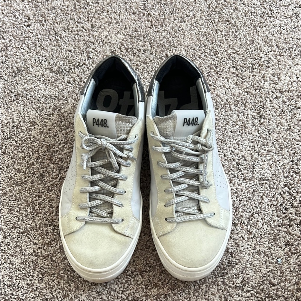 P448 Grey Sneakers Low-Top Minimalist Design
